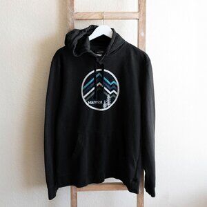 Marmot Black Hoodie for Men